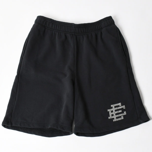Eric Emanuel エリックエマニュエル ショーツ EE SHORTS スウェットショーツ ラインストーン ブラック 美品 中古 4a003318