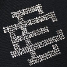 Load image into Gallery viewer, Eric Emanuel エリックエマニュエル ショーツ EE SHORTS スウェットショーツ ラインストーン ブラック 美品 中古 4a003318