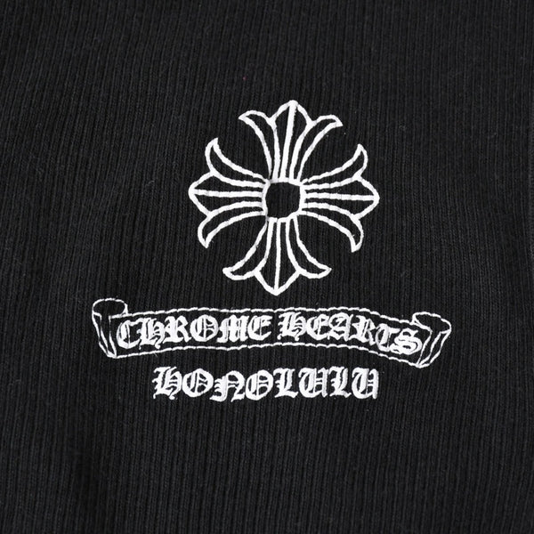 CHROME HEARTS クロムハーツ タンクトップ サイズL CHプラス スクロールラベルロゴ ホノルル限定 ブラック 美品 中古 4a004931