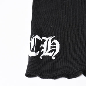 CHROME HEARTS クロムハーツ タンクトップ サイズL CHプラス スクロールラベルロゴ ホノルル限定 ブラック 美品 中古 4a004931