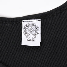 Load image into Gallery viewer, CHROME HEARTS クロムハーツ タンクトップ サイズL CHプラス スクロールラベルロゴ ホノルル限定 ブラック 美品 中古 4a004931