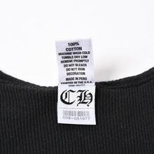 Load image into Gallery viewer, CHROME HEARTS クロムハーツ タンクトップ サイズL CHプラス スクロールラベルロゴ ホノルル限定 ブラック 美品 中古 4a004931
