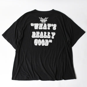 THE DIPLOMATS ザ ディプロマッツ VINTAGE ヴィンテージ 90's 半袖Tシャツ サイズ5XL グリッター ブラック 美品 中古 4a004734