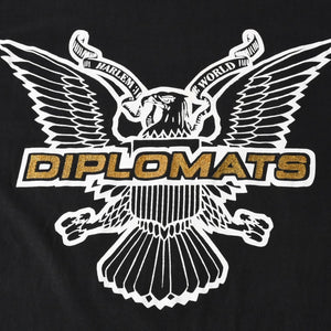 THE DIPLOMATS ザ ディプロマッツ VINTAGE ヴィンテージ 90's 半袖Tシャツ サイズ5XL グリッター ブラック 美品 中古 4a004734