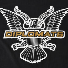 Load image into Gallery viewer, THE DIPLOMATS ザ ディプロマッツ VINTAGE ヴィンテージ 90's 半袖Tシャツ サイズ5XL グリッター ブラック 美品 中古 4a004734