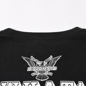 THE DIPLOMATS ザ ディプロマッツ VINTAGE ヴィンテージ 90's 半袖Tシャツ サイズ5XL グリッター ブラック 美品 中古 4a004734