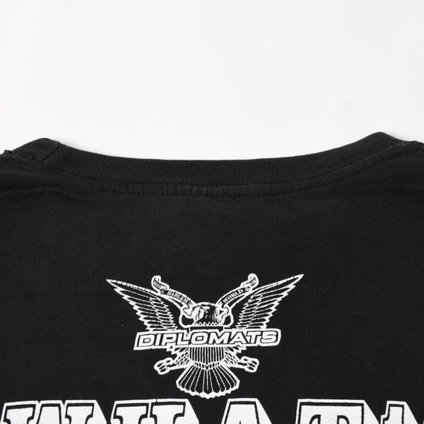 THE DIPLOMATS ザ ディプロマッツ VINTAGE ヴィンテージ 90's 半袖Tシャツ サイズ5XL グリッター ブラック 美品 中古 4a004734
