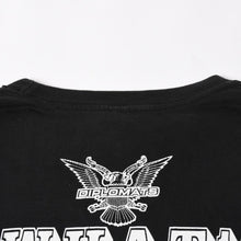 Load image into Gallery viewer, THE DIPLOMATS ザ ディプロマッツ VINTAGE ヴィンテージ 90's 半袖Tシャツ サイズ5XL グリッター ブラック 美品 中古 4a004734
