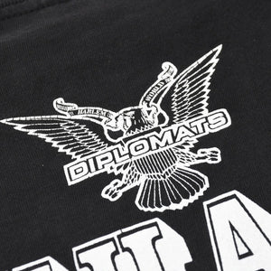 THE DIPLOMATS ザ ディプロマッツ VINTAGE ヴィンテージ 90's 半袖Tシャツ サイズ5XL グリッター ブラック 美品 中古 4a004734