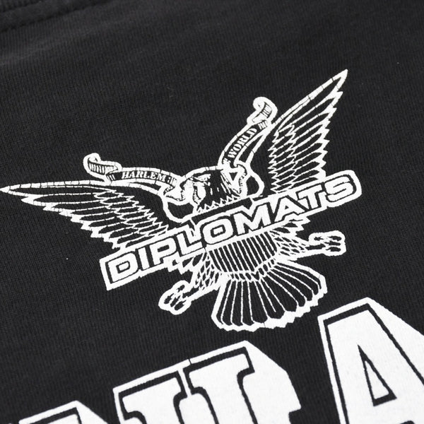 THE DIPLOMATS ザ ディプロマッツ VINTAGE ヴィンテージ 90's 半袖Tシャツ サイズ5XL グリッター ブラック 美品 中古 4a004734