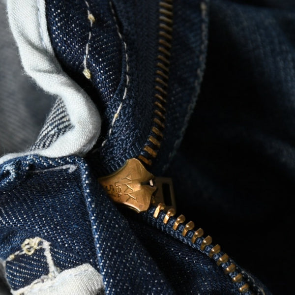 ROBIN'S JEAN ロビンズジーン パッチワークデザインジーンズ D5075 パッチワーク デニムパンツ ディストレッシド加工 インディゴ 38サイズ 良品 中古 4b002062