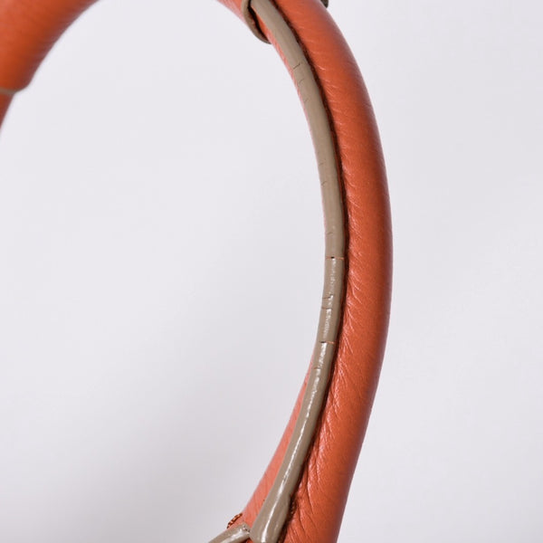 CHLOE Chloe Paddington handbag leather orange gold hardware leather good condition used 4a002096