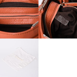 CHLOE Chloe Paddington handbag leather orange gold hardware leather good condition used 4a002096