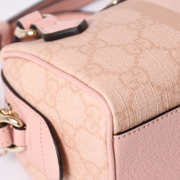 新品同様品 GUCCI グッチ ショルダーバッグ MINI BAG OPHIDIA GGマーモント GGスプリーム ウェビングライン ミニボストン 2WAY 中古 4a002046