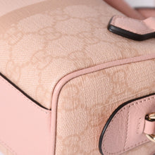 画像をギャラリービューアに読み込む, 新品同様品 GUCCI グッチ ショルダーバッグ MINI BAG OPHIDIA GGマーモント GGスプリーム ウェビングライン ミニボストン 2WAY 中古 4a002046