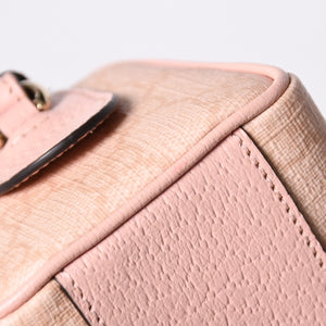 新品同様品 GUCCI グッチ ショルダーバッグ MINI BAG OPHIDIA GGマーモント GGスプリーム ウェビングライン ミニボストン 2WAY 中古 4a002046
