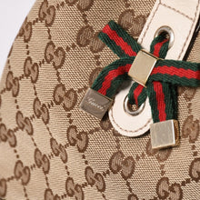 画像をギャラリービューアに読み込む, GUCCI グッチ トートバッグ ハンドバッグ アイボリー ホワイト シェリーライン 163805 美品 中古 4a002499