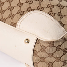 画像をギャラリービューアに読み込む, GUCCI グッチ トートバッグ ハンドバッグ アイボリー ホワイト シェリーライン 163805 美品 中古 4a002499