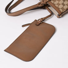 画像をギャラリービューアに読み込む, GUCCI グッチ GG柄 GGキャンバス 269878 トートバッグ ショルダーバッグ ベージュ オレンジ ゴールド金具 美品 中古 4a003028