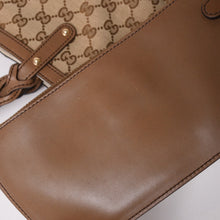 画像をギャラリービューアに読み込む, GUCCI グッチ GG柄 GGキャンバス 269878 トートバッグ ショルダーバッグ ベージュ オレンジ ゴールド金具 美品 中古 4a003028