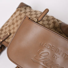 画像をギャラリービューアに読み込む, GUCCI グッチ GG柄 GGキャンバス 269878 トートバッグ ショルダーバッグ ベージュ オレンジ ゴールド金具 美品 中古 4a003028