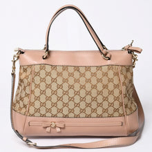 画像をギャラリービューアに読み込む, GUCCI グッチ GGキャンバス 2WAY バッグ ショルダーバッグ ハンドバッグ ピンク ブラウン 269894 美品 中古 4a002062