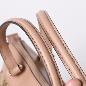 GUCCI グッチ GGキャンバス 2WAY バッグ ショルダーバッグ ハンドバッグ ピンク ブラウン 269894 美品 中古 4a002062