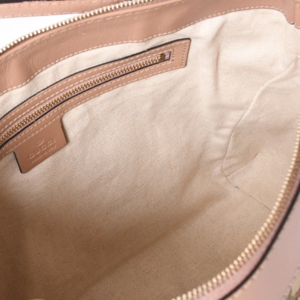 GUCCI グッチ GGキャンバス 2WAY バッグ ショルダーバッグ ハンドバッグ ピンク ブラウン 269894 美品 中古 4a002062
