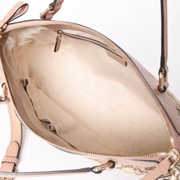 GUCCI グッチ GGキャンバス 2WAY バッグ ショルダーバッグ ハンドバッグ ピンク ブラウン 269894 美品 中古 4a002062