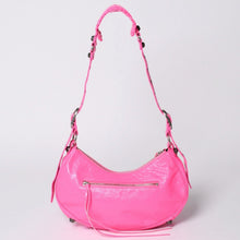 画像をギャラリービューアに読み込む, 極美品 BALENCIAGA バレンシアガ Le Cagole ルカゴール ショルダーバッグ ピンク シルバー 671307 中古 4a002098