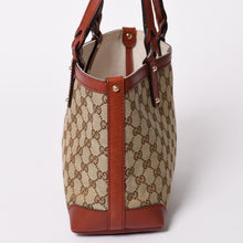 画像をギャラリービューアに読み込む, 極美品 GUCCI グッチ GG柄 GGキャンバス 269878 トートバッグ ショルダーバッグ ベージュ オレンジ ゴールド金具 中古 4a002088