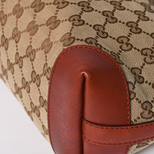 画像をギャラリービューアに読み込む, 極美品 GUCCI グッチ GG柄 GGキャンバス 269878 トートバッグ ショルダーバッグ ベージュ オレンジ ゴールド金具 中古 4a002088