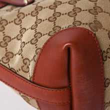 画像をギャラリービューアに読み込む, 極美品 GUCCI グッチ GG柄 GGキャンバス 269878 トートバッグ ショルダーバッグ ベージュ オレンジ ゴールド金具 中古 4a002088