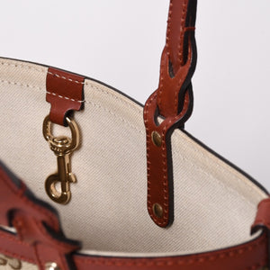 Very good condition GUCCI GG pattern GG canvas 269878 Tote bag Shoulder bag Beige Orange Gold hardware Used 4a002088