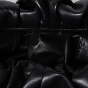 極美品 BOTTEGA VENETA ボッテガヴェネタ レザー ハンドバッグ ザ ショルダー ポーチ ハンドバッグ ブラック 610524 中古 4a002086