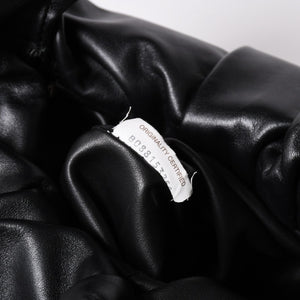 極美品 BOTTEGA VENETA ボッテガヴェネタ レザー ハンドバッグ ザ ショルダー ポーチ ハンドバッグ ブラック 610524 中古 4a002086