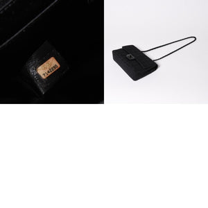Very Good Condition CHANEL New Travel Line S Flap W Chain Shoulder Bag A15285 7th Series Coco Mark Chocolate Bar Used 4a002412