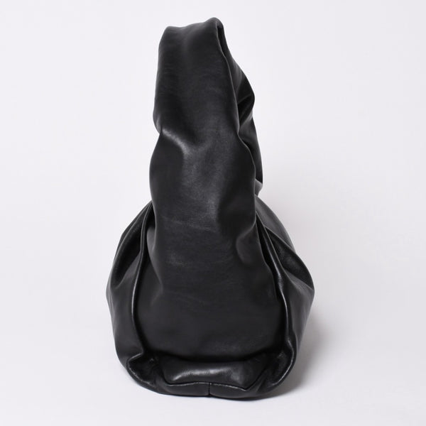 極美品 BOTTEGA VENETA ボッテガヴェネタ レザー ハンドバッグ ザ ショルダー ポーチ ハンドバッグ ブラック 610524 中古 4a002086