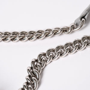 CHANEL シャネル BOY CHANEL 20 ボーイシャネル 20 チェーンショルダーバッグ A67085 25番台 パテント レザー シルバー 美品 中古 4a002378
