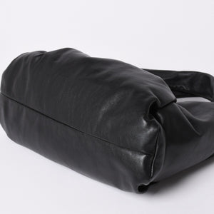 極美品 BOTTEGA VENETA ボッテガヴェネタ レザー ハンドバッグ ザ ショルダー ポーチ ハンドバッグ ブラック 610524 中古 4a002086