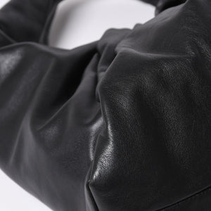 極美品 BOTTEGA VENETA ボッテガヴェネタ レザー ハンドバッグ ザ ショルダー ポーチ ハンドバッグ ブラック 610524 中古 4a002086