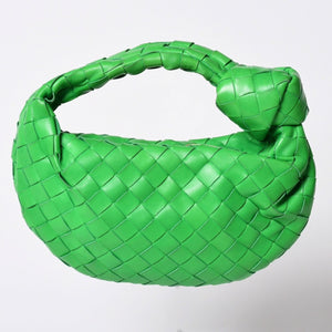 極美品 BOTTEGAVENETA ボッテガヴェネタ MINI JODIE ミニ ジョディ ハンドバッグ 651876 イントレチャート グリーン 中古 4a002379