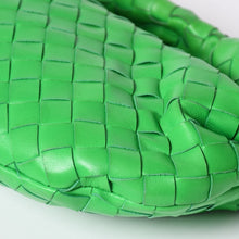 画像をギャラリービューアに読み込む, 極美品 BOTTEGAVENETA ボッテガヴェネタ MINI JODIE ミニ ジョディ ハンドバッグ 651876 イントレチャート グリーン 中古 4a002379