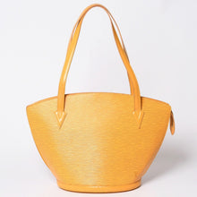画像をギャラリービューアに読み込む, 極美品 LOUIS VUITTON ルイヴィトン サンジャック ハンドバッグ M52269 エピ レザー イエロー ゴールド金具 中古 4a002382