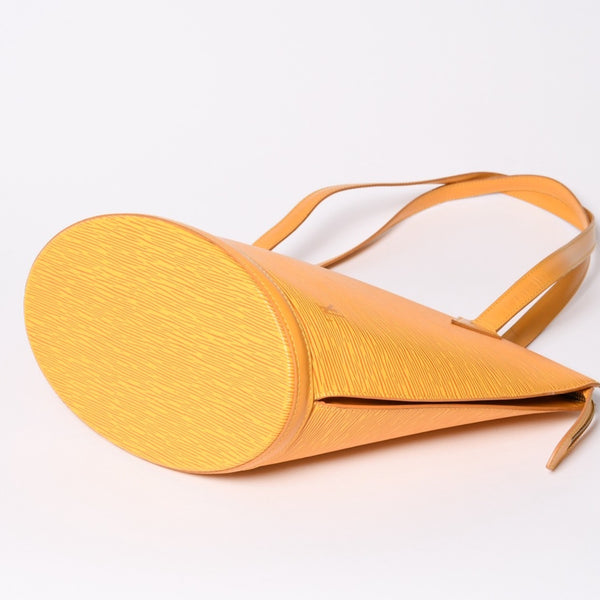 Very good condition LOUIS VUITTON Saint-Jacques handbag M52269 Epi leather yellow gold hardware used 4a002382