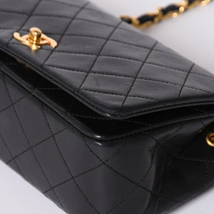 CHANEL Full Flap Mini Matelasse 19 S Chain Shoulder Bag A2300 No. 1 Coco Mark Lambskin Gold Hardware Good Condition Used 4a002130