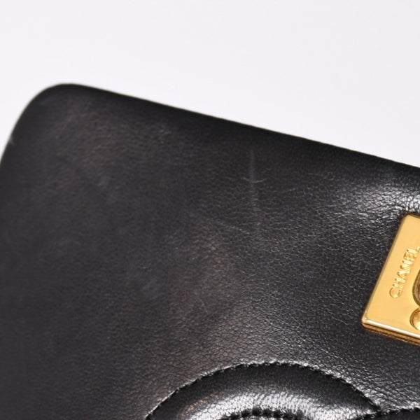CHANEL Full Flap Mini Matelasse 19 S Chain Shoulder Bag A2300 No. 1 Coco Mark Lambskin Gold Hardware Good Condition Used 4a002130