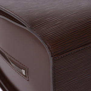 Very Good Condition LOUIS VUITTON Epi Pont Neuf Handbag M5205D Epi Leather Mocha Silver Hardware Used 4a002104