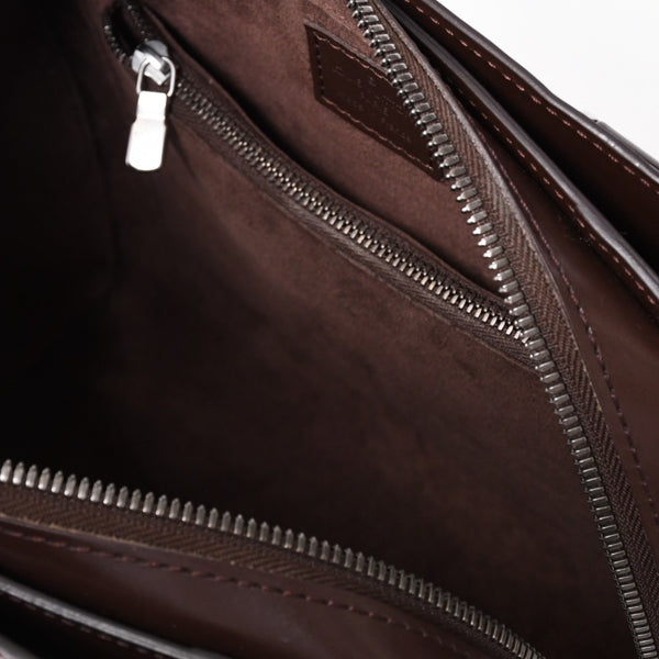 Very Good Condition LOUIS VUITTON Epi Pont Neuf Handbag M5205D Epi Leather Mocha Silver Hardware Used 4a002104