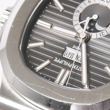 画像をギャラリービューアに読み込む, 極美品 PATEK PHILIPPE パテック フィリップ ノーチラス 5711G-001 ノーチラス ブラックダイヤル SS 時計 2020年ギャラ付き 中古 4a002318